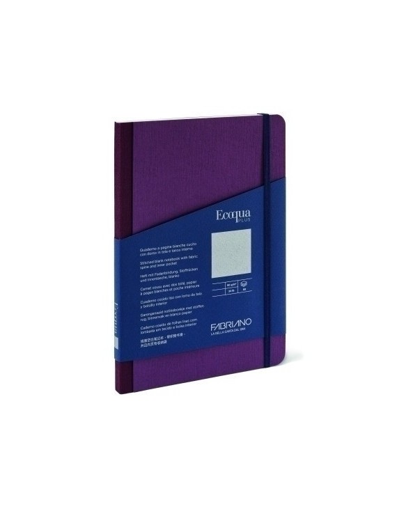 Cuaderno fabriano eq plus 9x14 80h liso vin