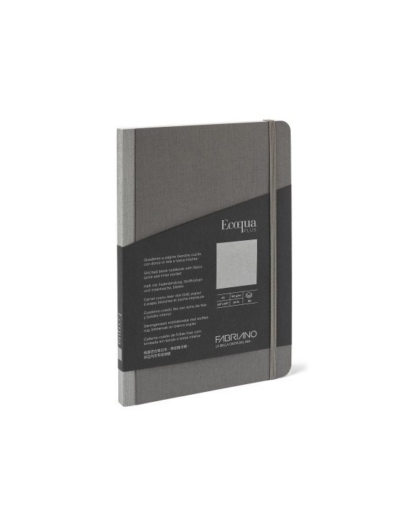 Cuaderno fabriano eq plus a5 80h liso antra