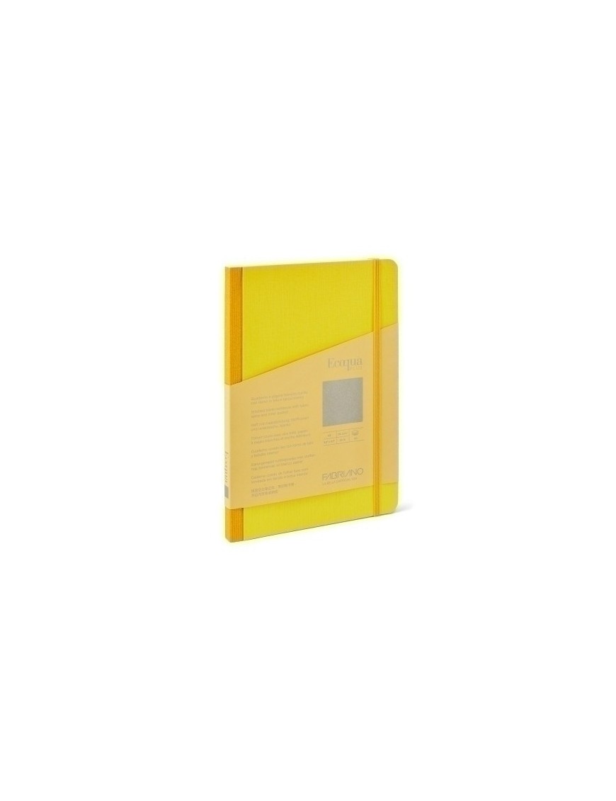 Cuaderno fabriano eq plus a5 80h liso limon