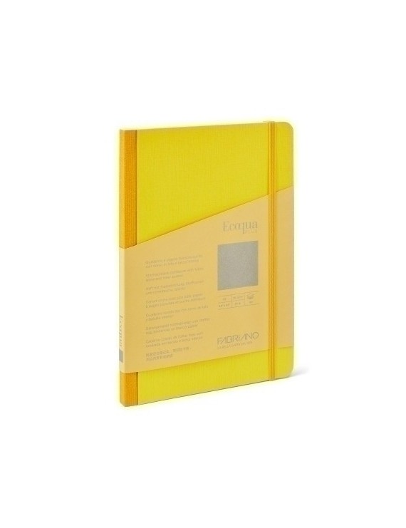 Cuaderno fabriano eq plus a5 80h liso limon