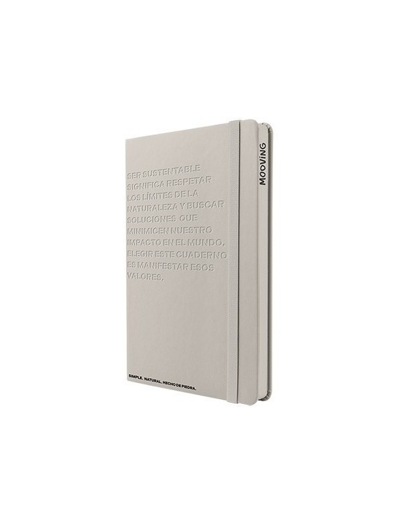 Cuaderno mooving td a5 96h pap. piedra