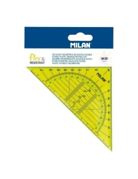 Escuadra geometrica milan 14 cms