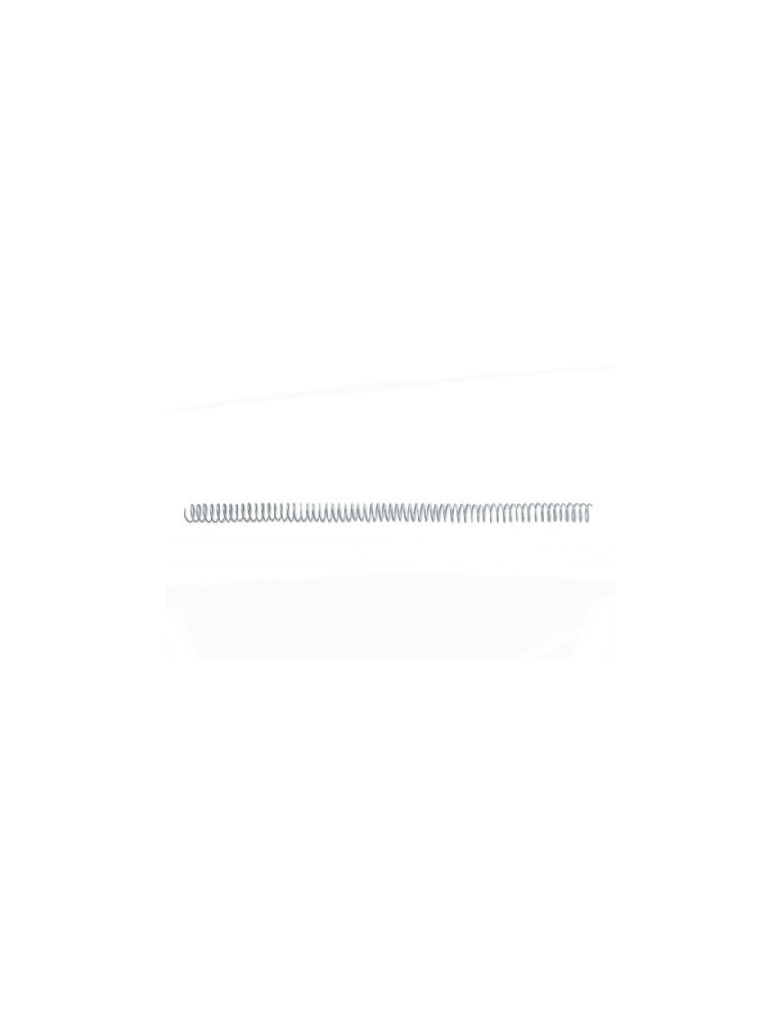 Espiral metalica paso 5:1 negra  30 mm caja de 50