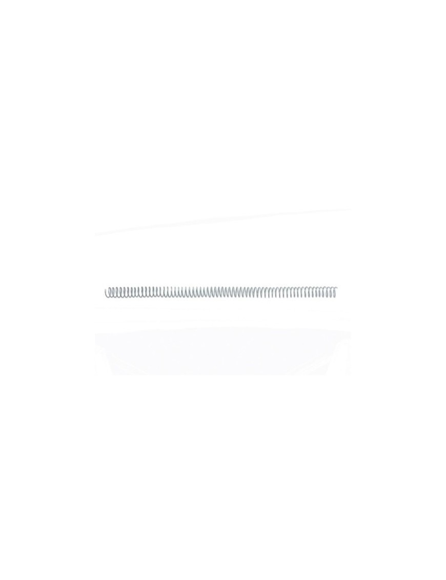 Espiral metalica paso 5:1 negra  6 mm caja de 100