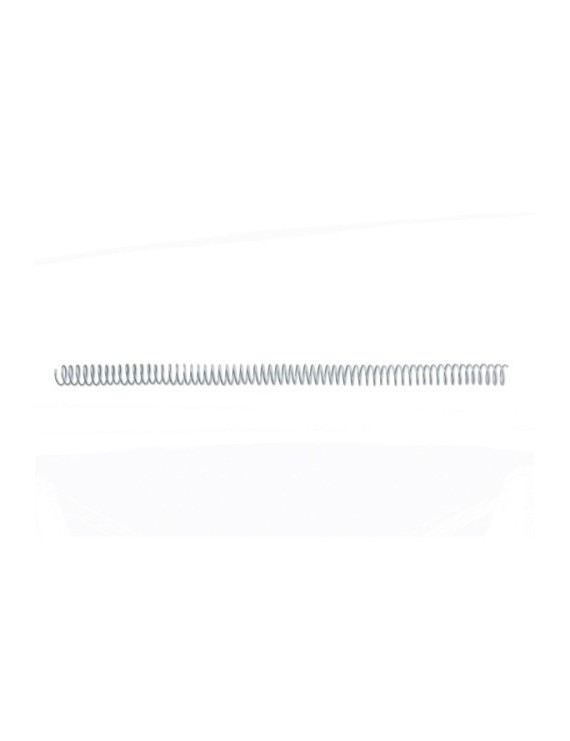 Espiral metalica paso 5:1 negra  6 mm caja de 100