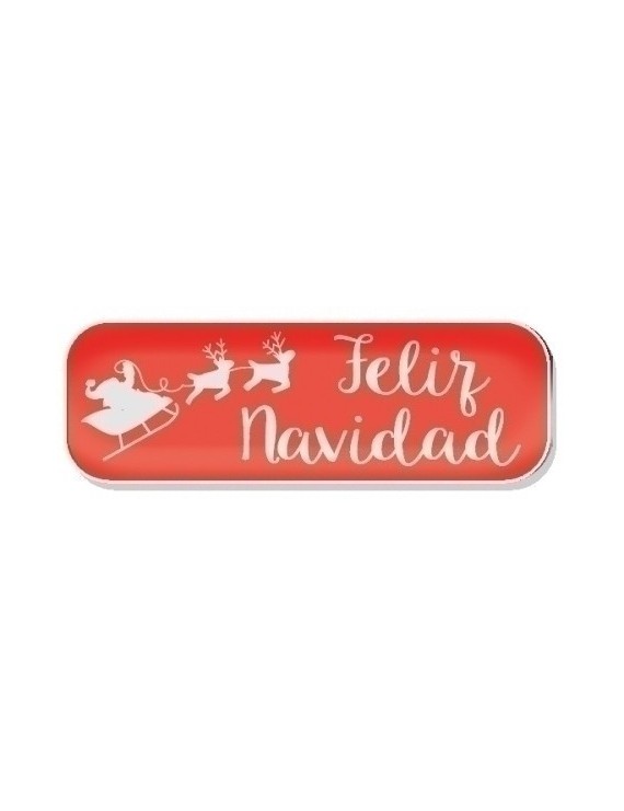 Etiquetas regalo r.250 feliz navidad rojo
