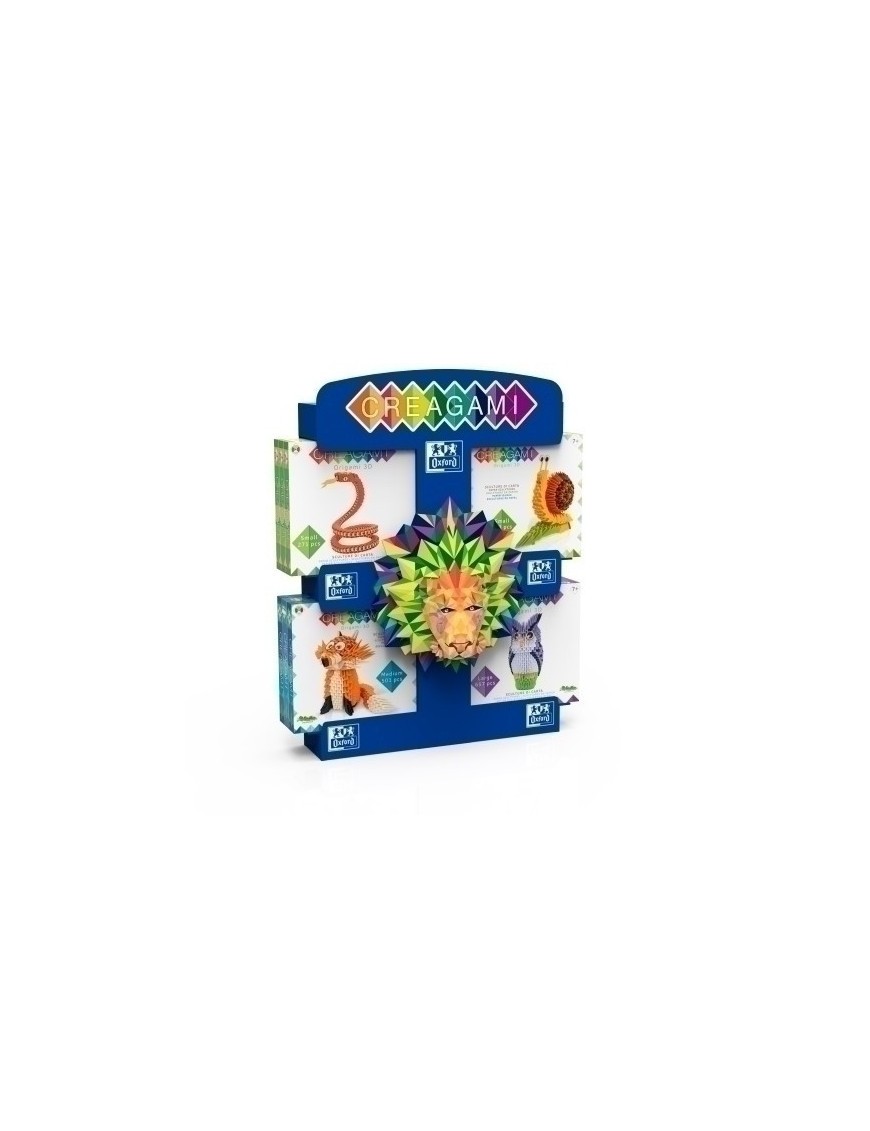 Expositor oxford creagami origami 3d