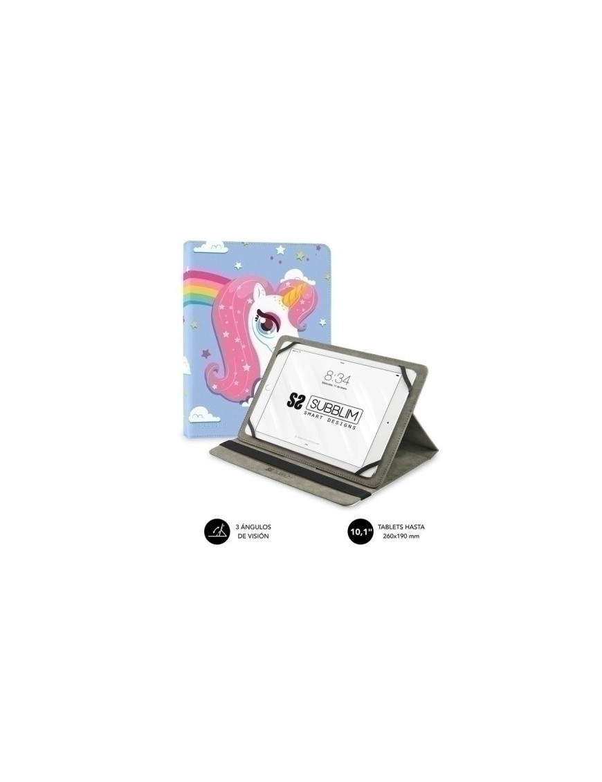 Funda tablet subblim trendy  unicorn 10.