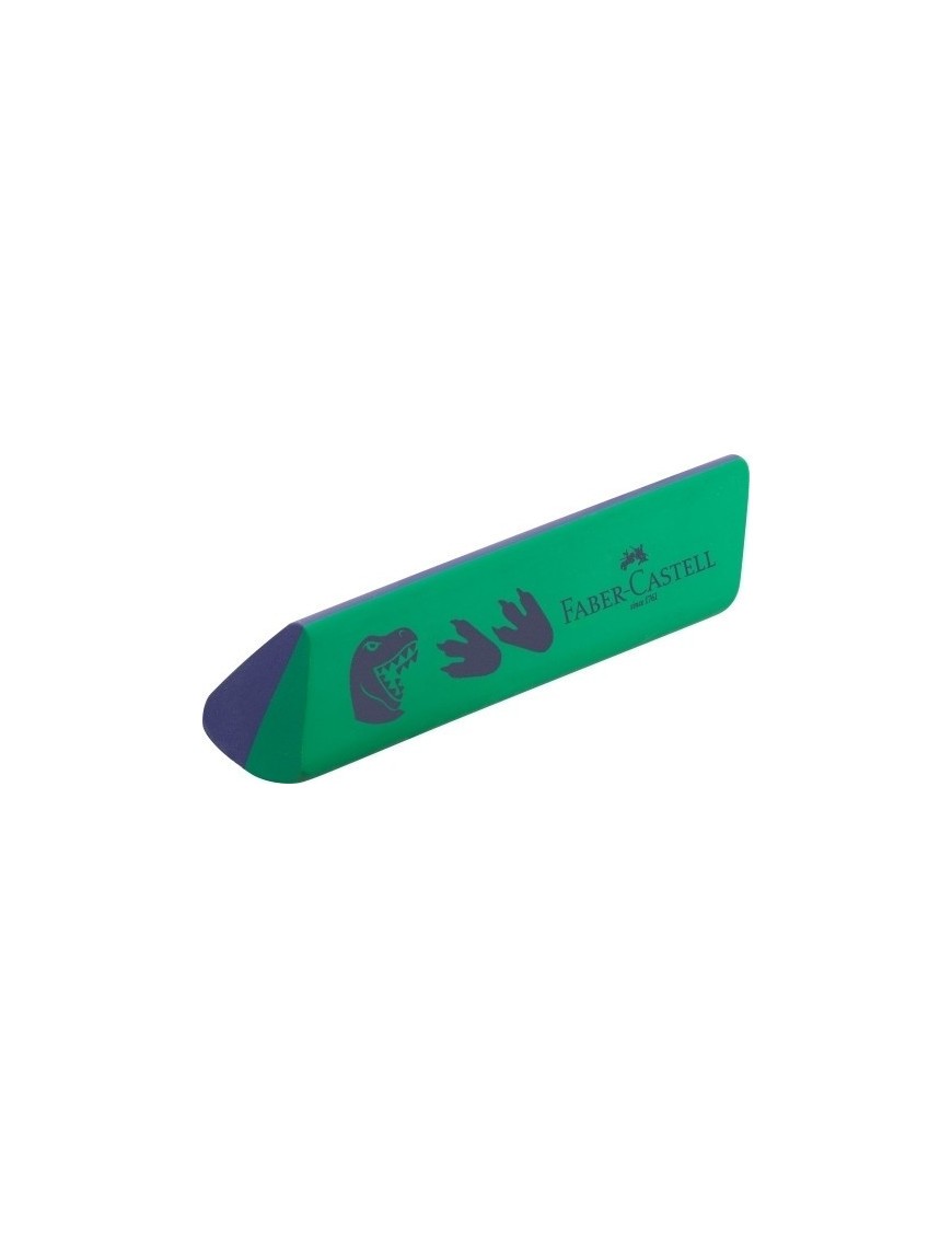 Goma borrar faber dinosaurio (pvc)