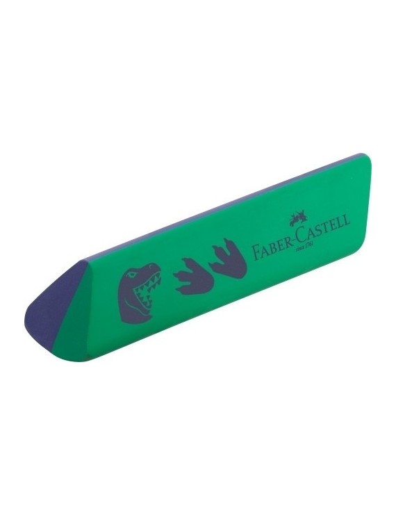 Goma borrar faber dinosaurio (pvc)
