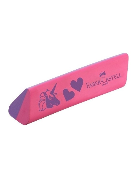 Goma borrar faber unicornio (pvc)