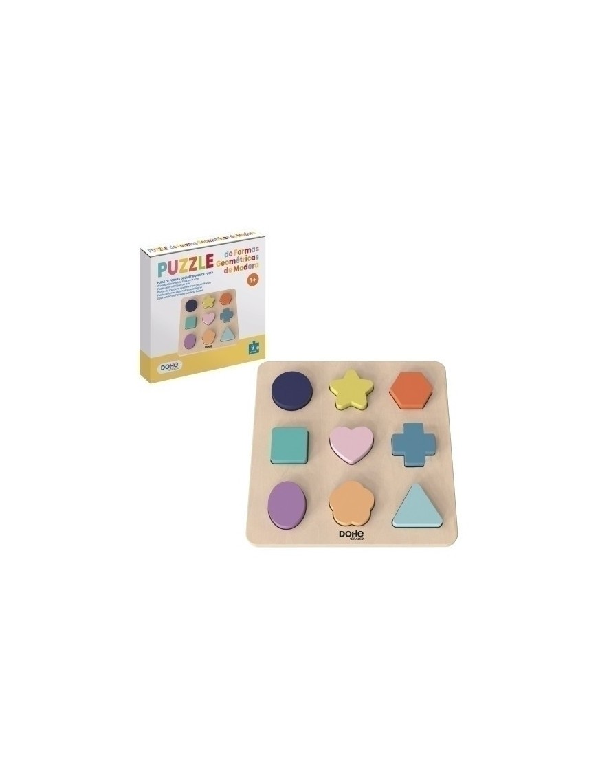 Juego dohe reloj formas ensartables