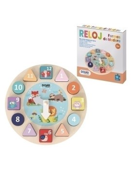 Juego dohe reloj formas ensartables