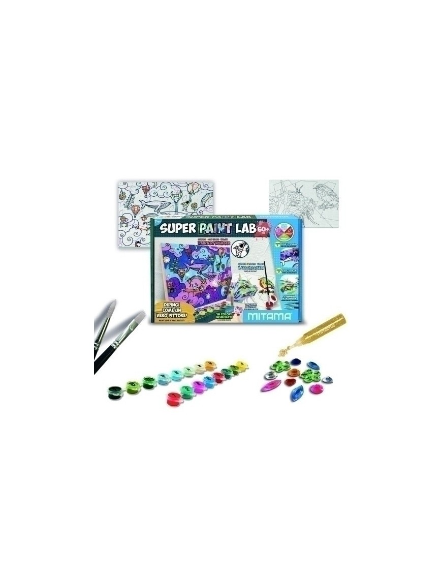 Juego mitama laboratorio pinturas