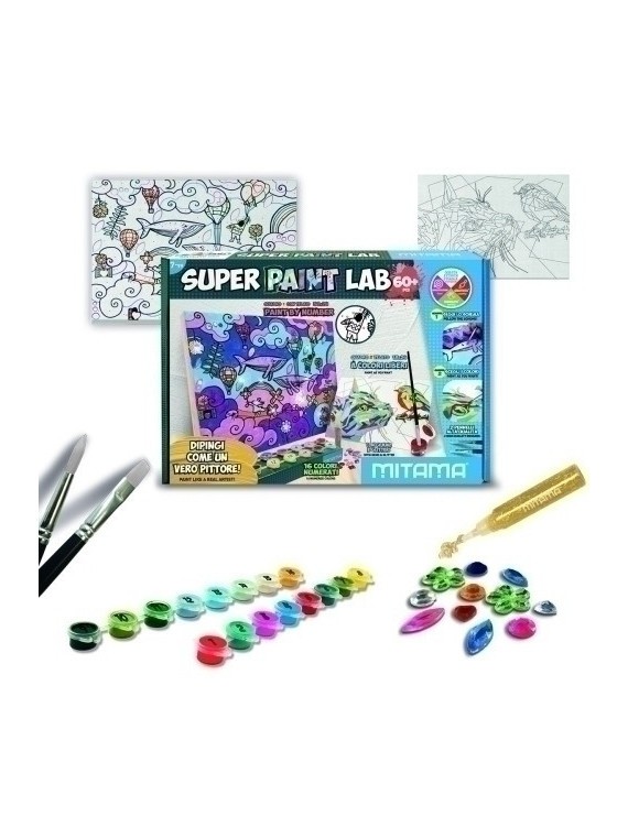 Juego mitama laboratorio pinturas