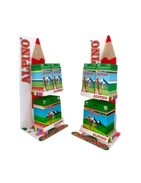Lapices color alpino expositor 36
