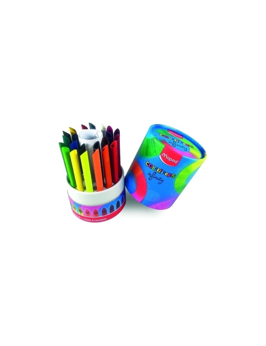 Lapices color maped infinity bote 24