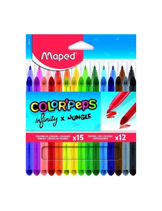 Lapices color maped infinity pack 15