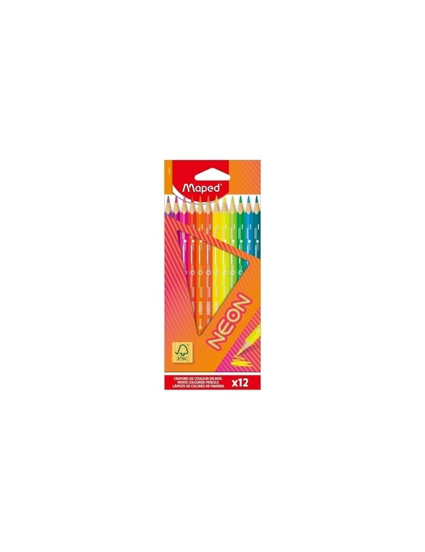 Lapices color maped neon est.12
