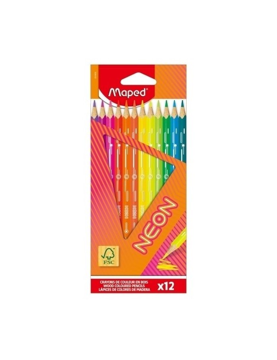 Lapices color maped neon est.12
