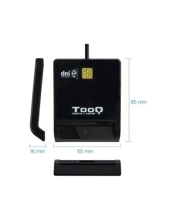 Lector de tarjetas tooq tqr-210b dnie