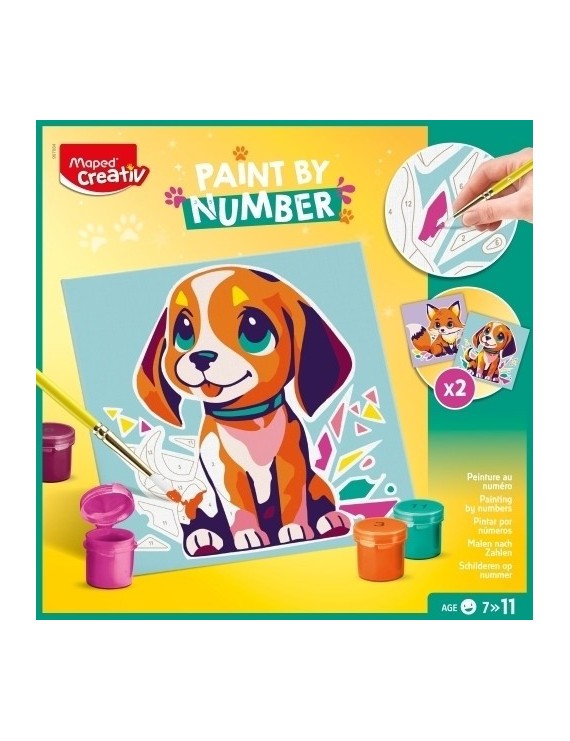 Maped creative pinta num. perro