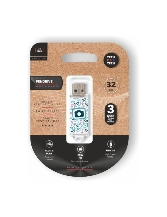 Memoria usb 32gb techone foto dream