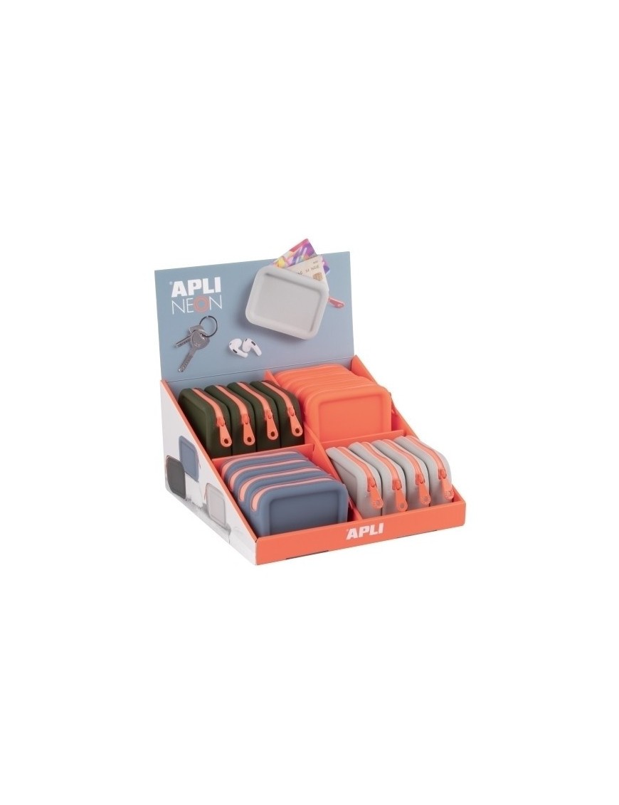 Monedero apli neon exp.16