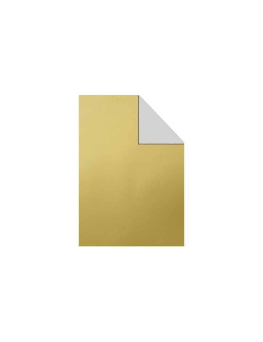 Papel regalo bobina tv 70x100 kraft oro