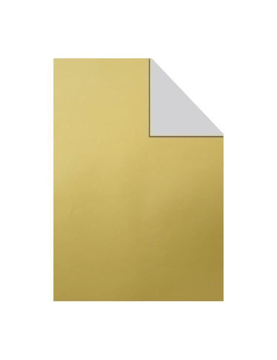 Papel regalo bobina tv 70x100 kraft oro
