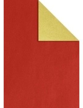 Papel regalo bobina tv 70x100 kraft oro