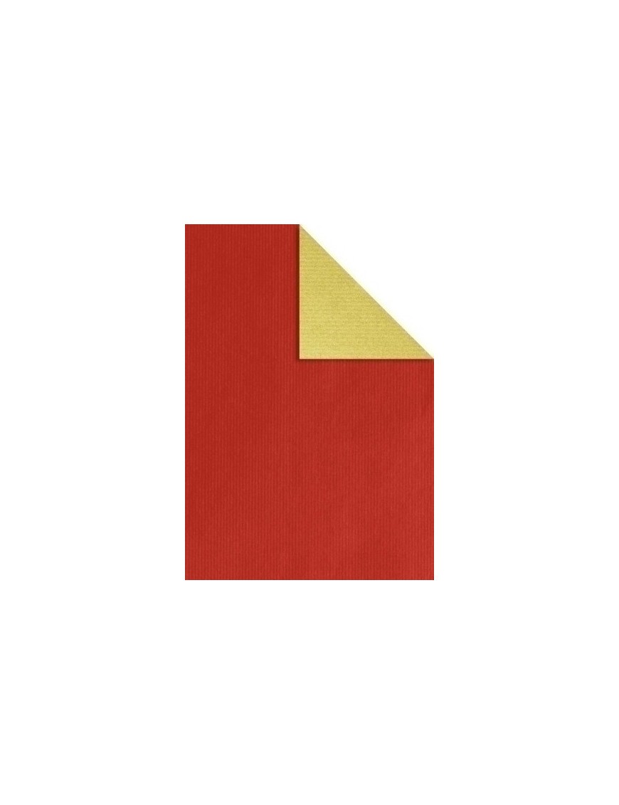 Papel regalo bobina tv 70x100 kraft oro
