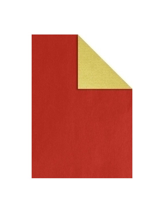 Papel regalo bobina tv 70x100 kraft oro