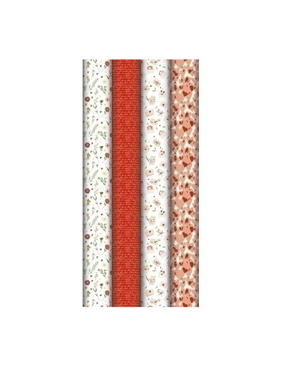 Papel regalo rl.clairef.0,7x2 amor