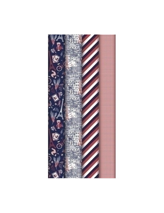 Papel regalo rl.clairef.0,7x2 francia