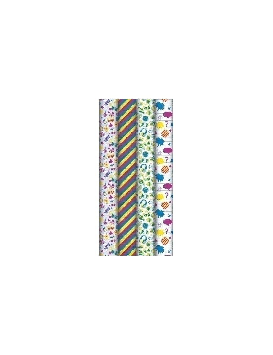 Papel regalo rl.clairef.0,7x2 pep´s