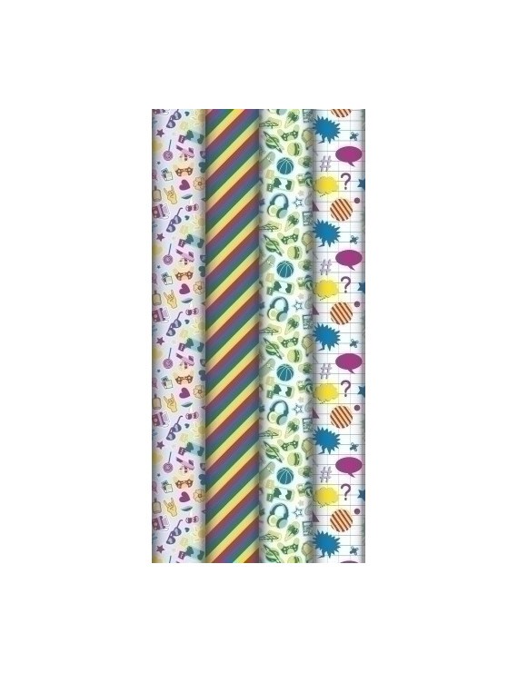 Papel regalo rl.clairef.0,7x2 pep´s