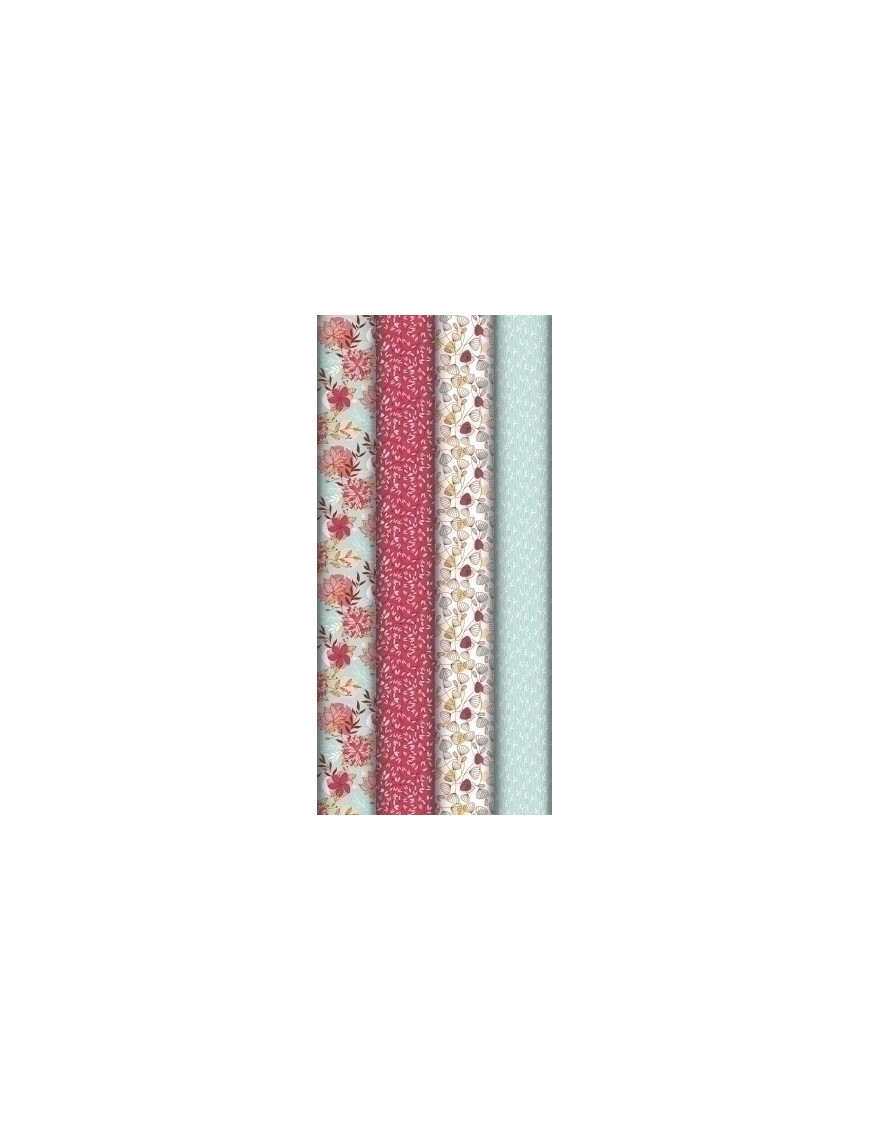 Papel regalo rl.clairef.0,7x2 flora. 30