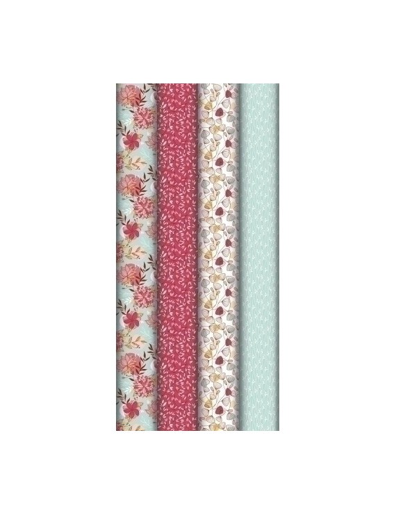 Papel regalo rl.clairef.0,7x2 flora. 30