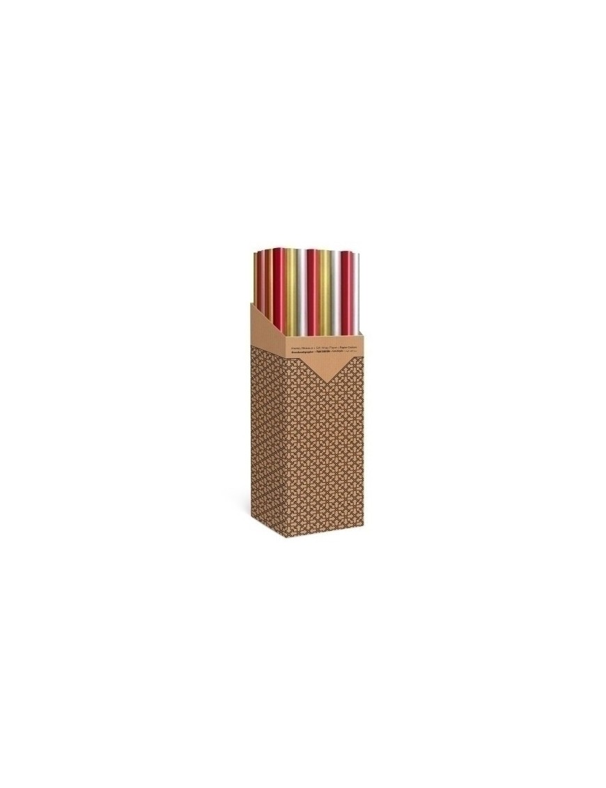 Papel regalo rl.tv 1x2 kraft marron (40)