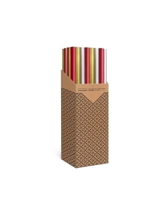 Papel regalo rl.tv 1x2 kraft marron (40)