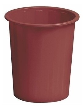 Papelera plastico faibo 14 l burdeos