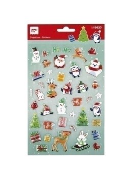 Pegatinas apli papa noel 1h