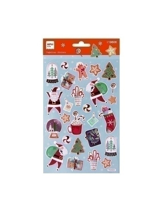 Pegatinas apli navidad ho ho ho 1h