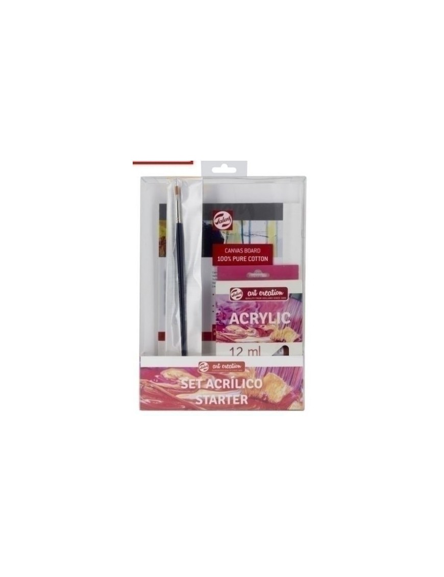 Pintura acrilica talens set starter