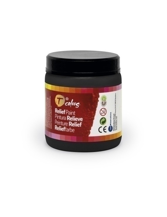 Pintura pate.tcolors 250 ml negro