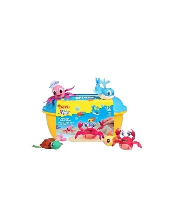 Plastilina jovi play&fun cofre splash
