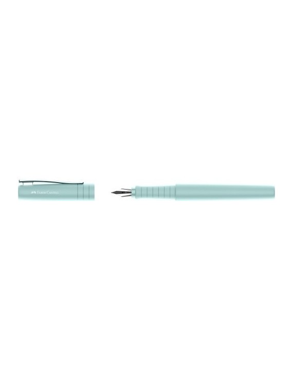 Pluma faber-castell poly pen azul (m)