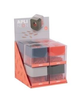 Portaclips apli neon exp./8