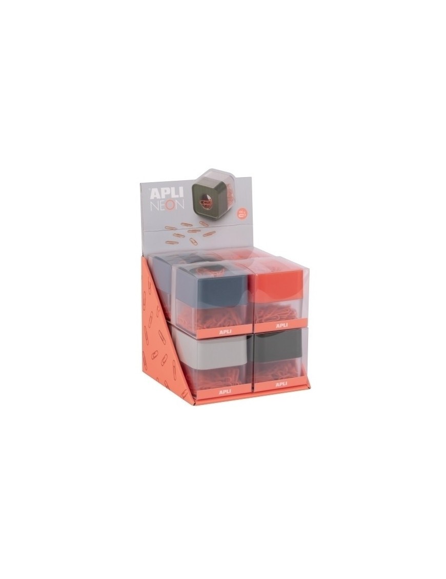 Portaclips apli neon exp./8